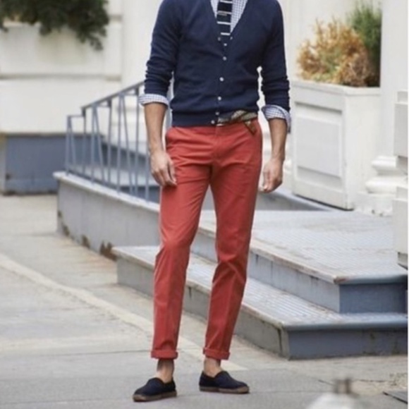 NWOT Mizzen+Main Salmon Coral Performance Chino - Picture 1 of 9